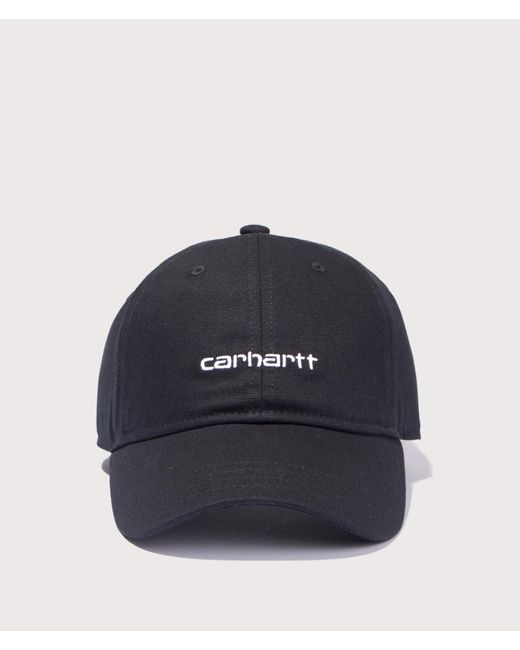 Carhartt Blue Canvas Script Cap for men