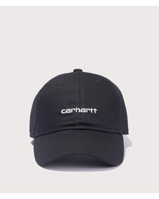 Carhartt Blue Canvas Script Cap for men