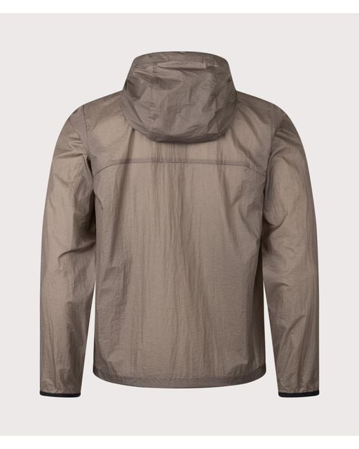 Boss Brown Regular Fit Airynix Hooded Jacket for men