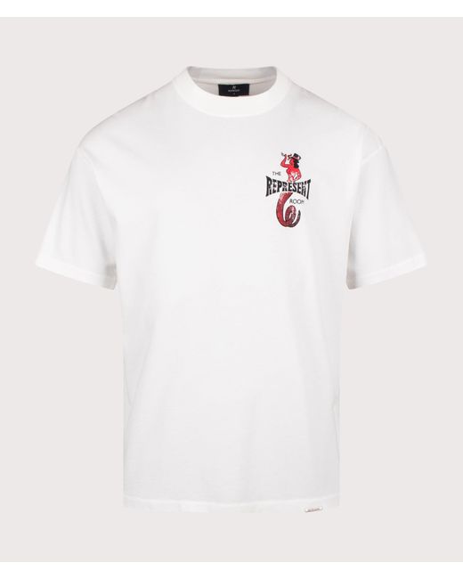 Represent White X The Viper Room Dice T-Shirt for men