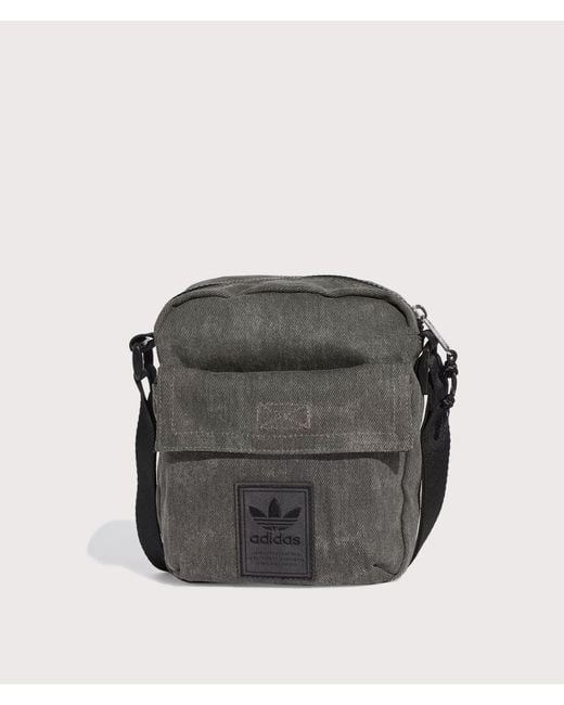 Adidas Originals Black Washed Item Bag for men
