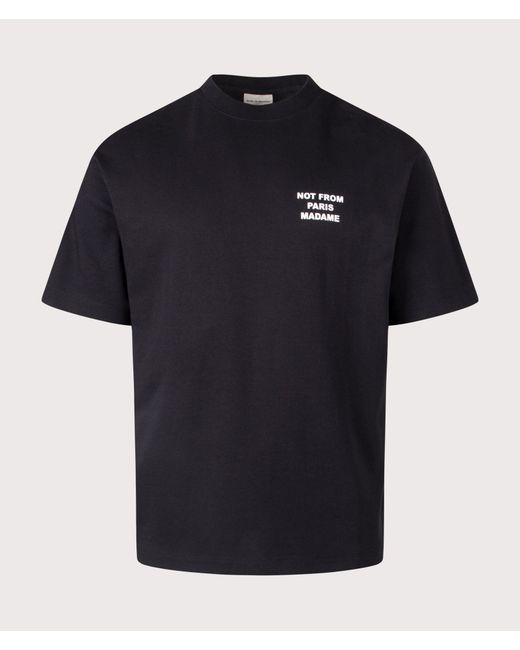 Drole de Monsieur Black Le T-Shirt Slogan for men