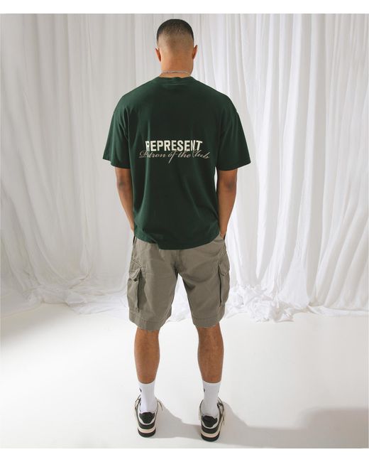 Represent Green Patron Of The Club T-shirt for men