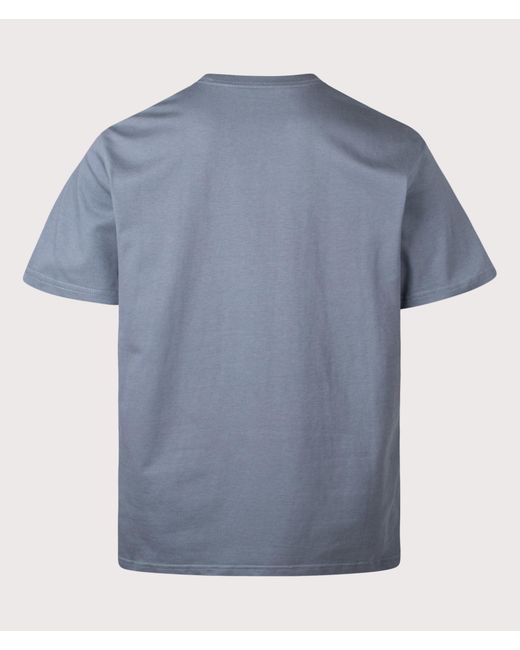 Carhartt Blue Loose Fit Chase T-Shirt for men