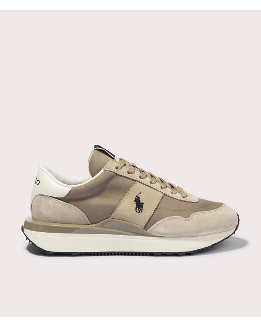 Polo Ralph Lauren Natural Train 89 Polo Player Low Top Lace Sneakers for men
