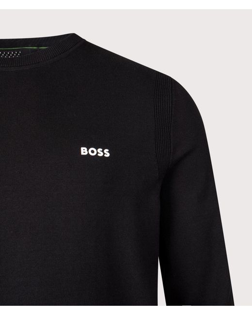 Boss Blue Regular Fit Ever-X Knit Jumper for men