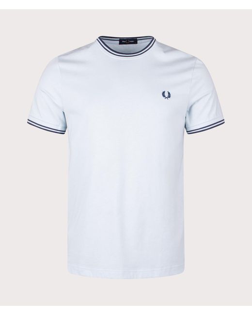 Fred Perry White Twin Tipped T-shirt for men