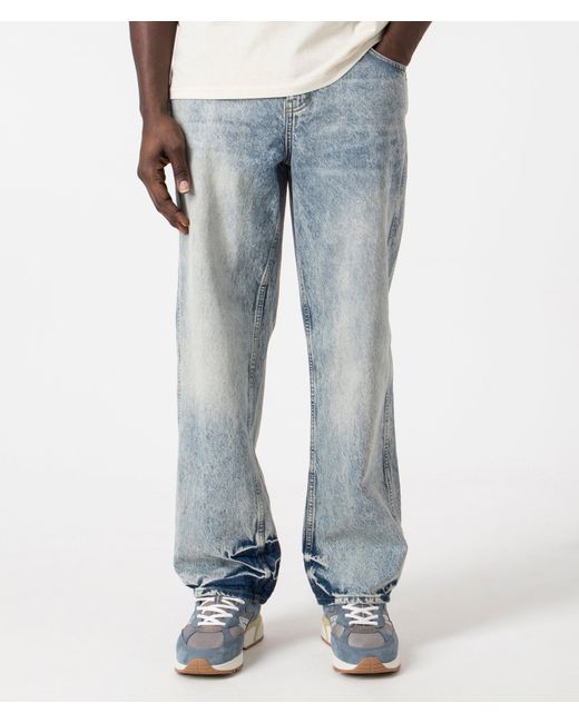 Represent Blue R3 Baggy Denim Jeans for men