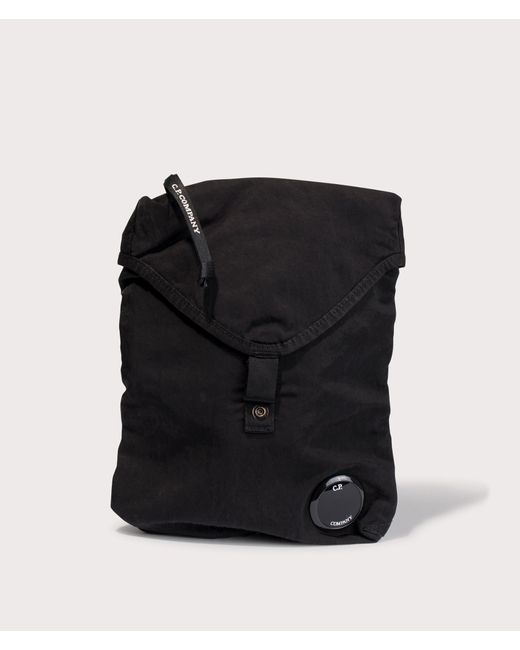 C P Company Black Nylon B Crossbody Bag for men