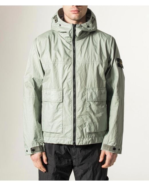 Stone Island Green Membrana 3L Tc Jacket for men