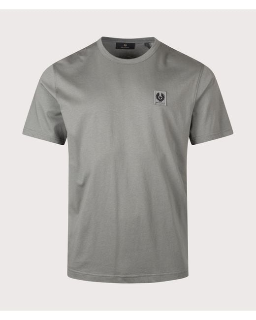 Belstaff Gray Regular Fit T-Shirt for men