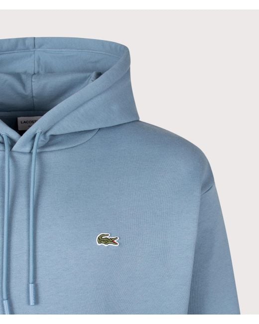 Lacoste Blue Classic Fit Hoodie for men