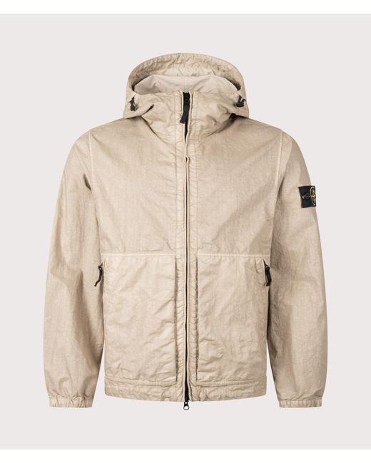 Stone Island Natural Organic-Look Nylon Panama-Tc Jacket for men