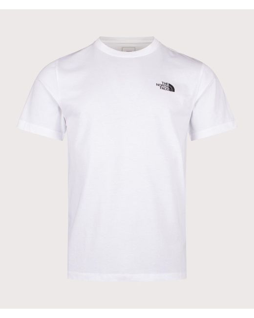 The North Face White Regular Fit Nse Box Celebration T-Shirt for men