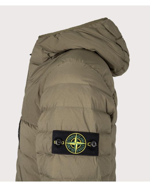 Stone Island Green Seamless Tunnel Nylon Down-Tc Jacket for men