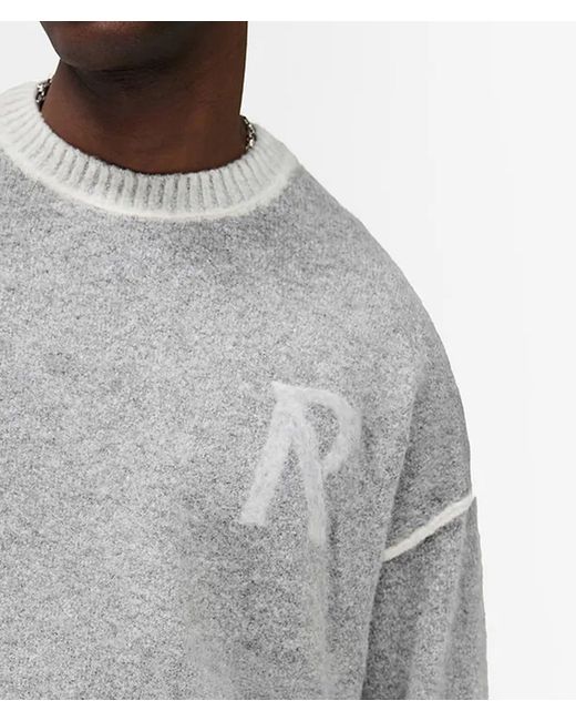 Represent Gray Laurel Alpaca Knitted Jumper for men