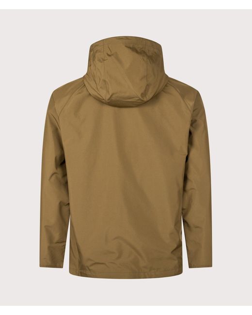 Barbour Green Hooded Domus Waterproof Jacket for men