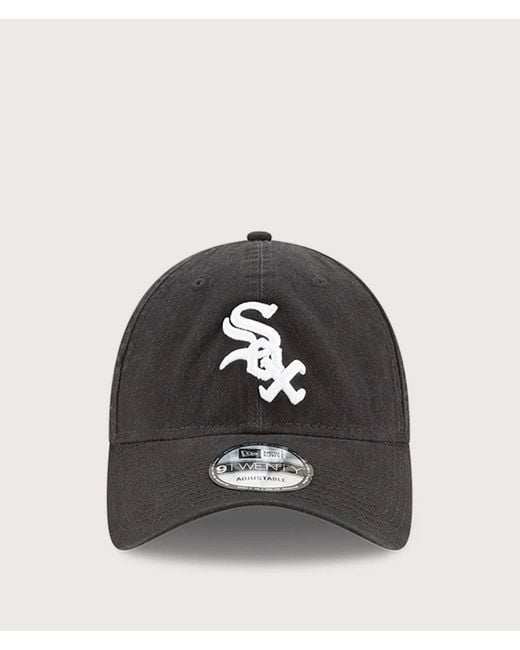 KTZ Black Mlb Core Classic Washed 9Twenty Adjustable Cap for men