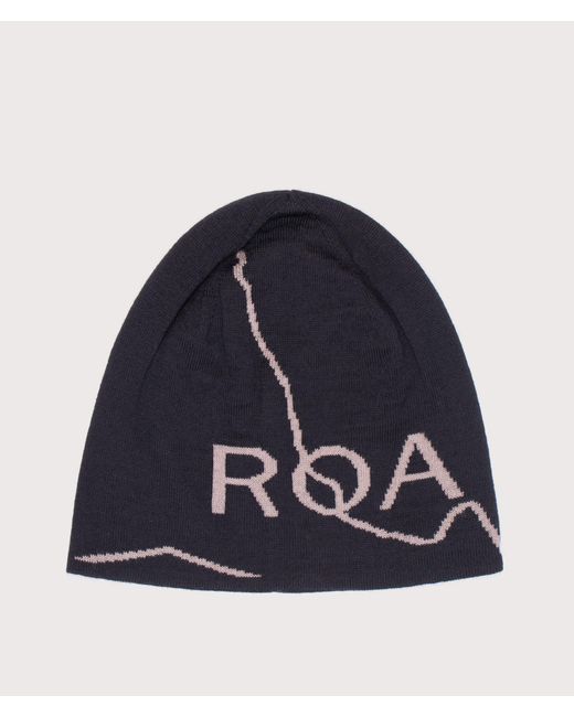 Roa Blue Logo Wool Beanie for men
