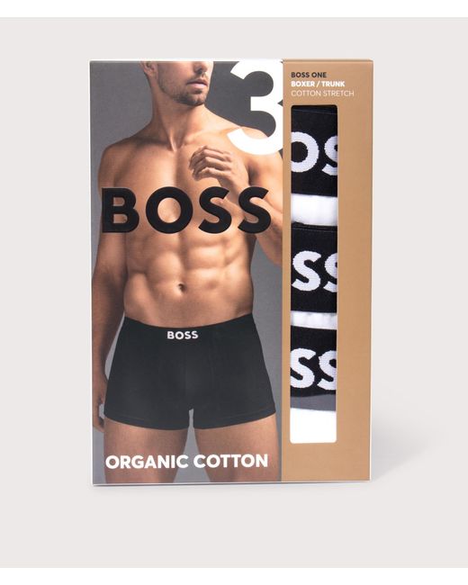 Boss White 3 Pack One Trunks for men