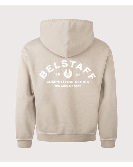 Belstaff Natural Oversized Fit Competition Hoodie for men