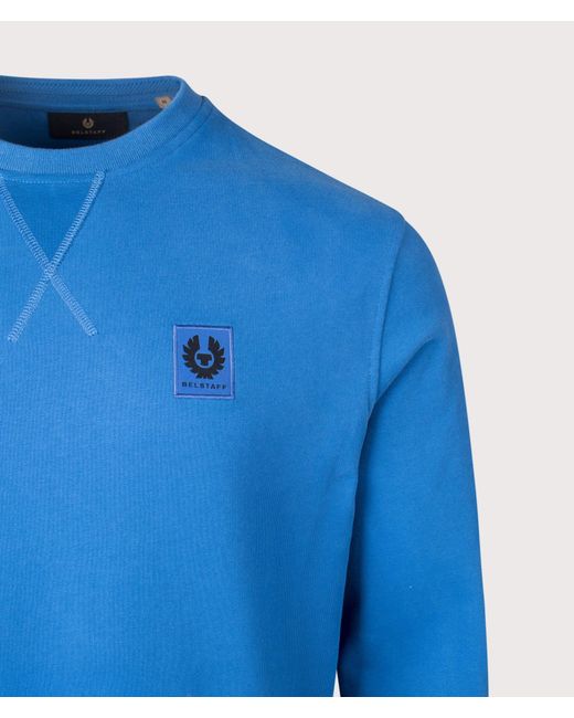 Belstaff Blue Reg Fit Sweatshirt for men