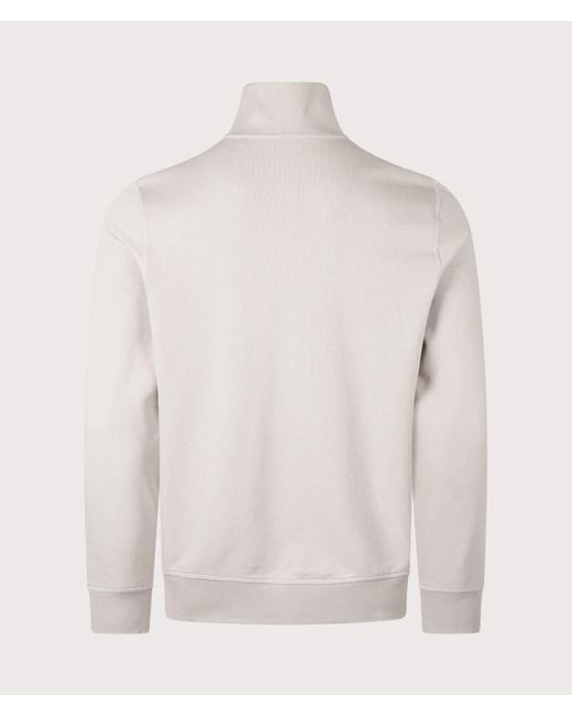 Boss Natural Regular Fit Zetrust Quarter Zip Sweatshirt for men