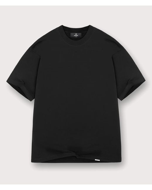 Represent Black Oversized Initial T-Shirt for men
