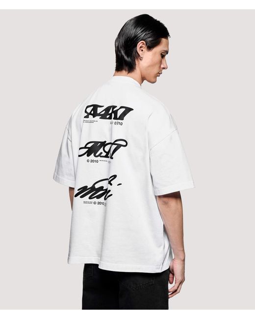 MKI Miyuki-Zoku White Box Fit Stack T-Shirt for men