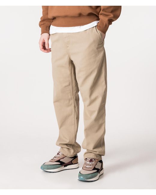 Carhartt WIP Natural Regular Fit Flint Pants for men