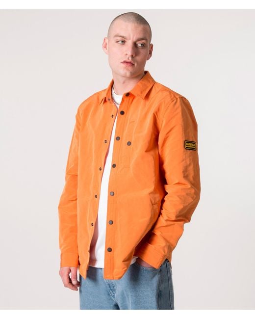 Barbour Orange Link Overshirt for men