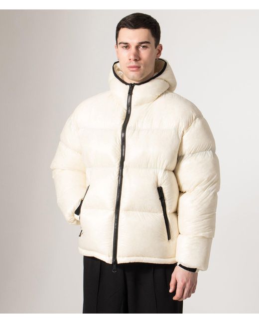 MKI Miyuki-Zoku Natural Translucent Hooded Bubble Jacket for men