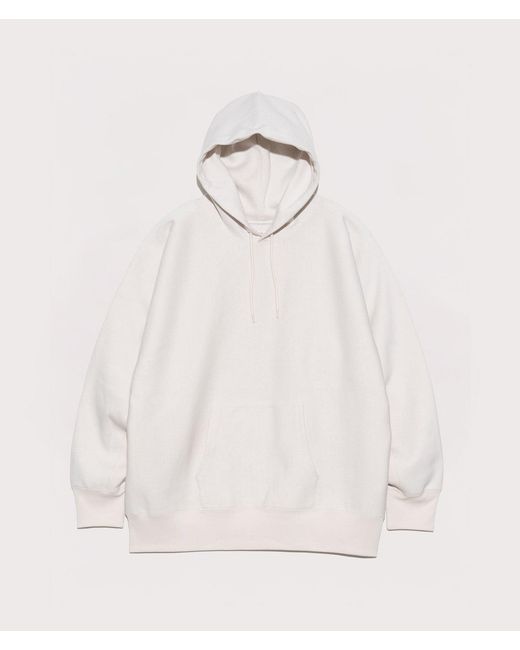 Nanamica Natural Oversized Hooded Pullover Sweat for men