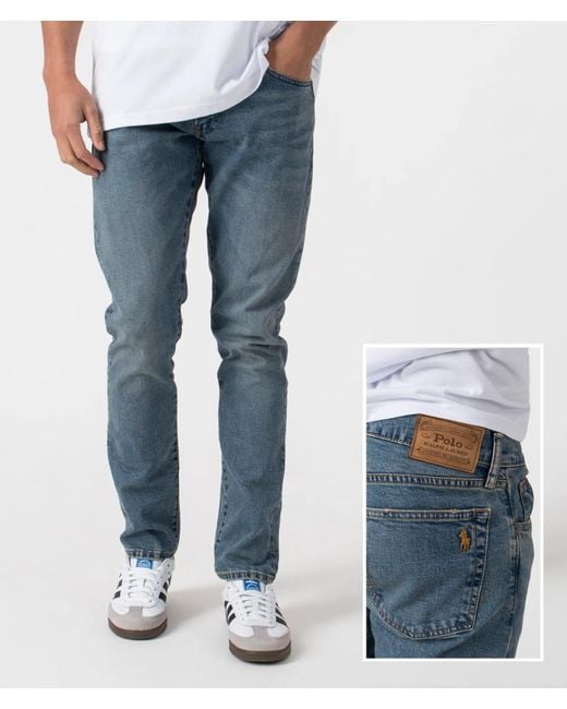 Polo Ralph Lauren Blue Slim Fit Stretch Sullivan Jeans for men