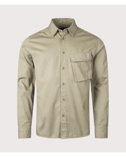 Belstaff Natural Reg Fit Scale Shirt for men