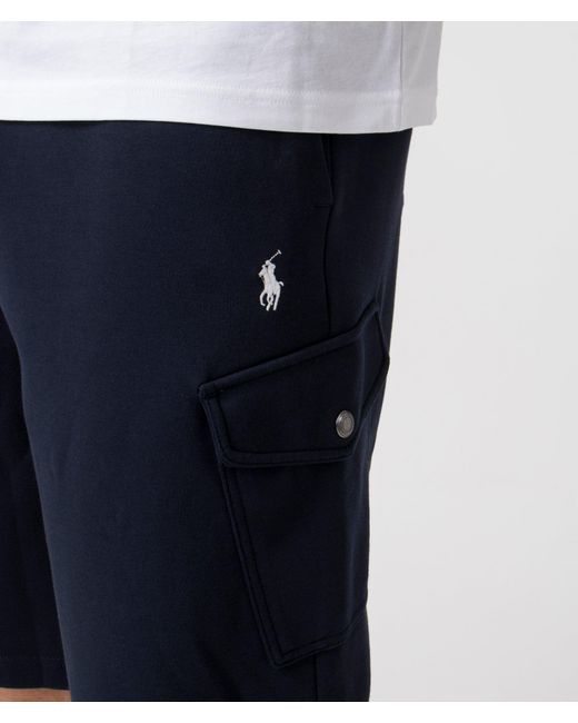 Polo Ralph Lauren Blue Cargo Sweat Shorts for men