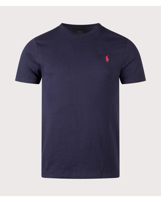 Polo Ralph Lauren Blue Custom Slim Fit T-Shirt for men