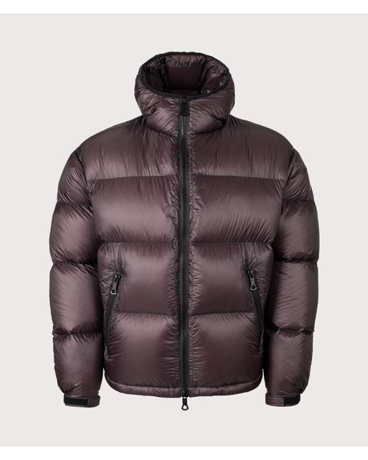 MKI Miyuki-Zoku Red Translucent Hooded Bubble Jacket for men