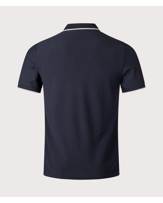 Fred Perry Blue Regular Fit Crepe Piqué Polo Shirt for men