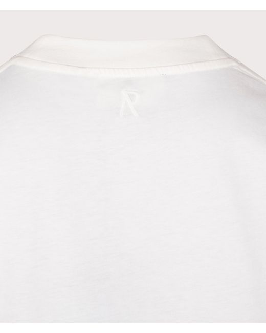 Represent White Oversized Initial T-Shirt for men