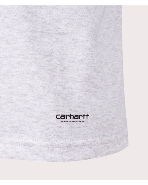 Carhartt White Regular Fit 2 Pack Crew Neck T-Shirt for men