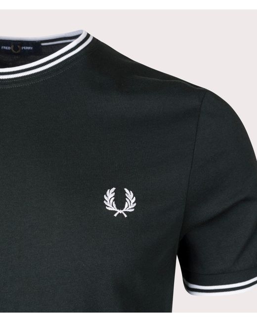 Fred Perry Black Twin Tipped T-shirt for men