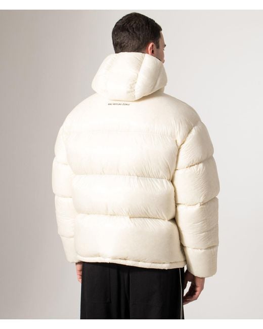 MKI Miyuki-Zoku Natural Translucent Hooded Bubble Jacket for men