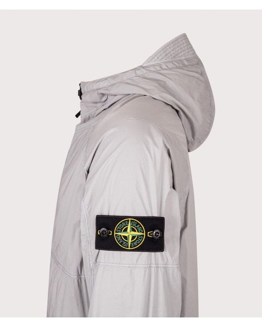 Stone Island Gray Ultralight Nylon Stretch-Tc Jacket for men
