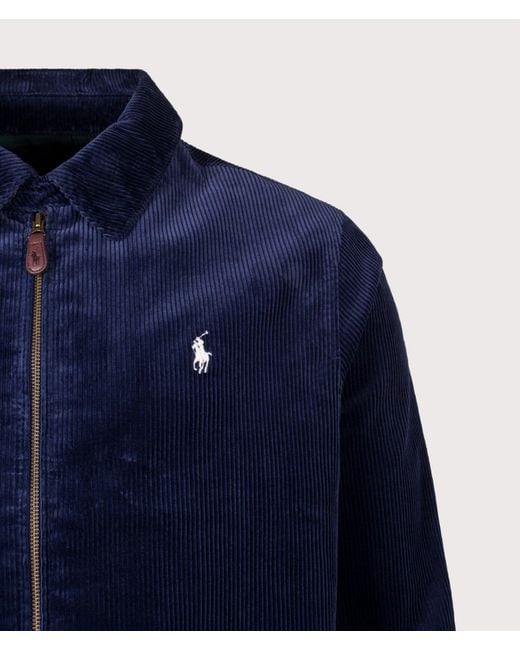 Polo Ralph Lauren Blue Wynton Corduroy Jacket for men