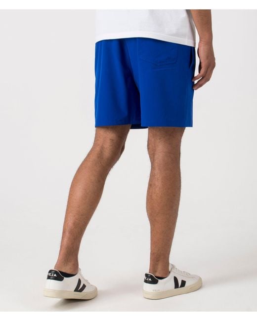Polo Ralph Lauren Blue Regular Fit Traveler Mid Swim Shorts for men