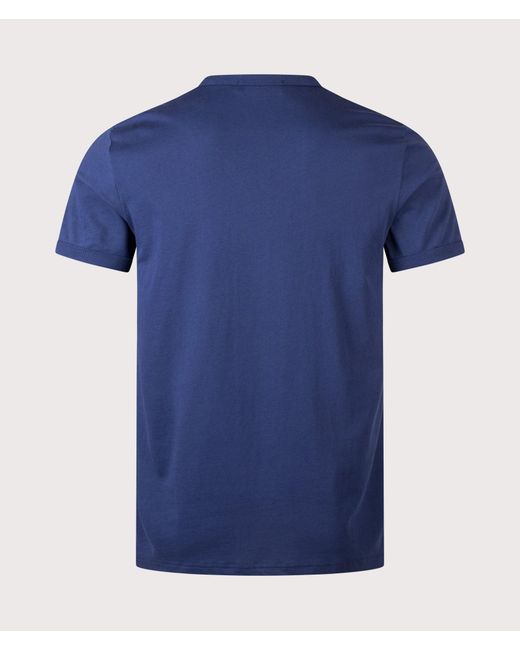 Fred Perry Blue Regular Fit Ringer T-Shirt for men