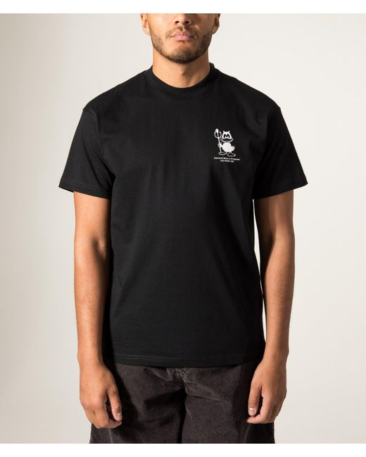 Carhartt Black Loose Fit Bumper Car T-Shirt for men