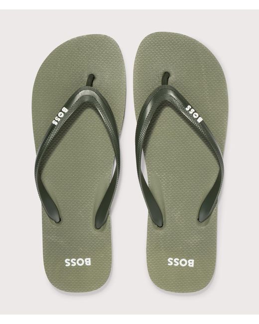 Boss Green Tracy Branded Strap Flip Flops for men