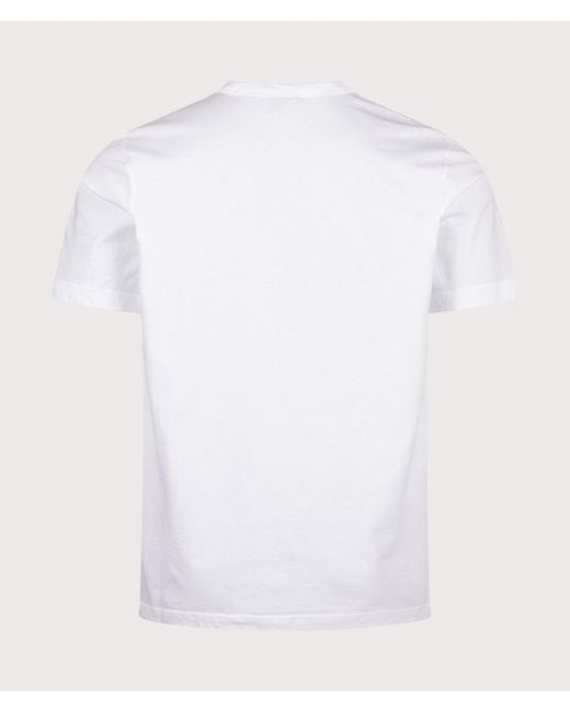 Paul Smith White Regular Fit Zine Floral T-Shirt for men